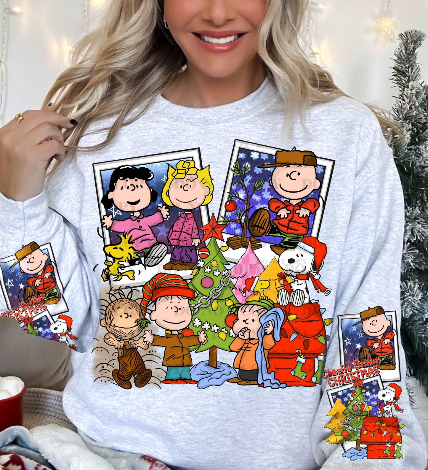 CHARLIE BROWN CHRISTMAS SWEATSHIRTS