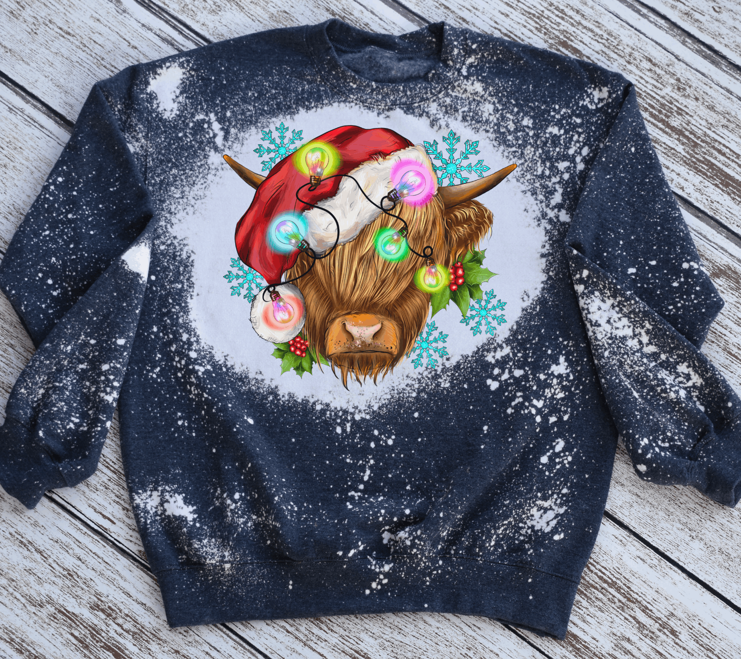 HIGHLAND CHRISTMAS COW SWEATSHIRTS