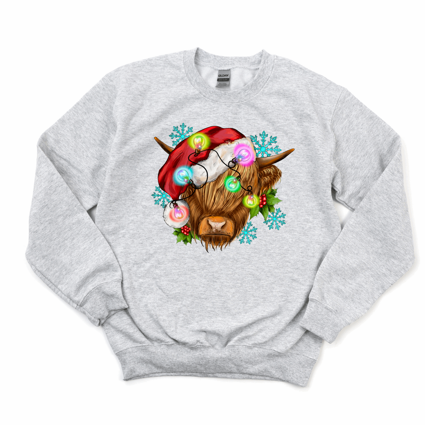 HIGHLAND CHRISTMAS COW SWEATSHIRTS