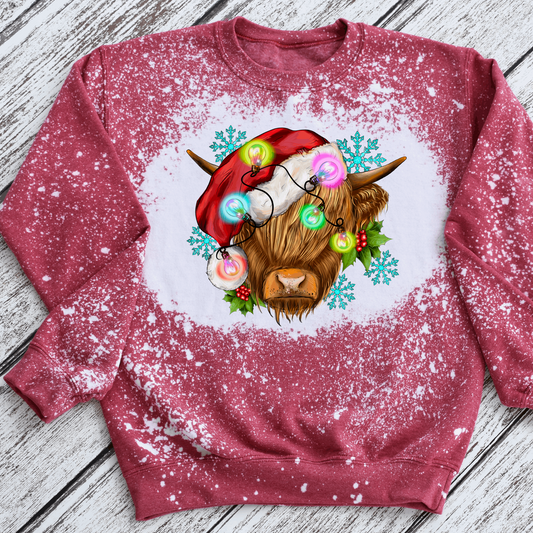 HIGHLAND CHRISTMAS COW SWEATSHIRTS