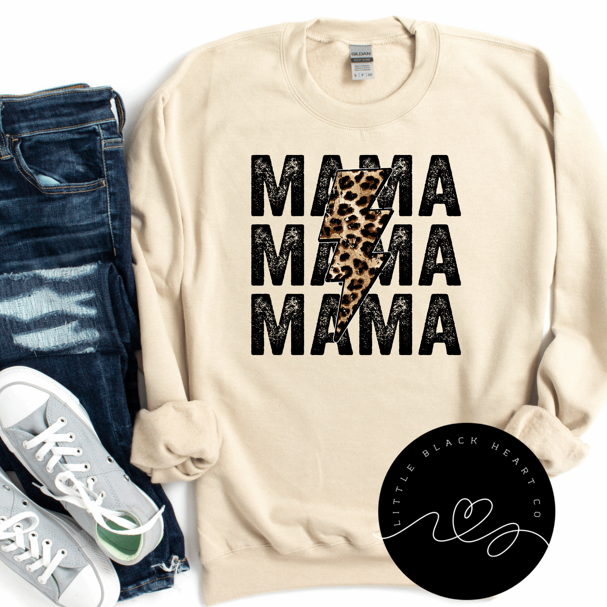 MAMA LEOPARD LIGHTNING BOLT