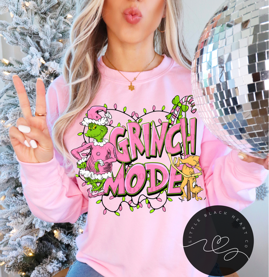 GRINCH MODE SWEATSHIRT