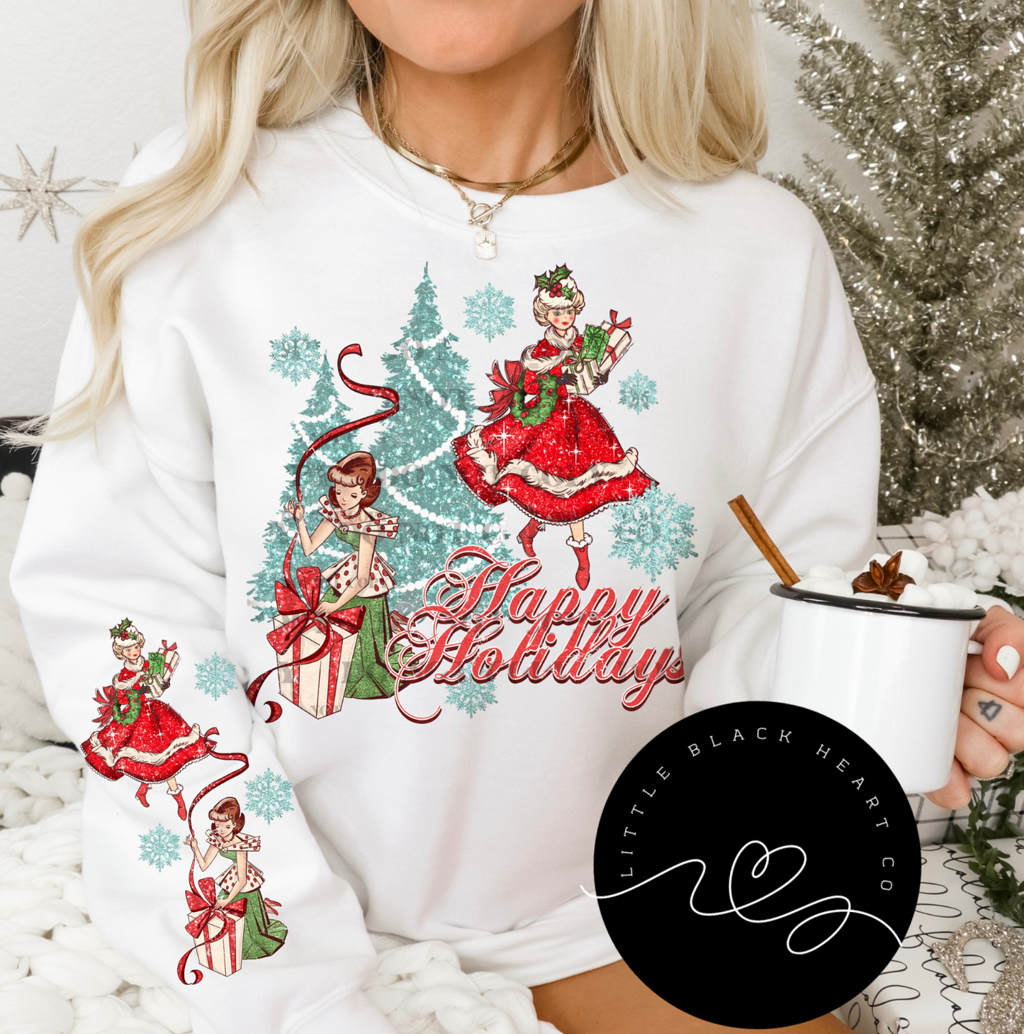 HAPPY HOLIDAYS SWEATSHIRT