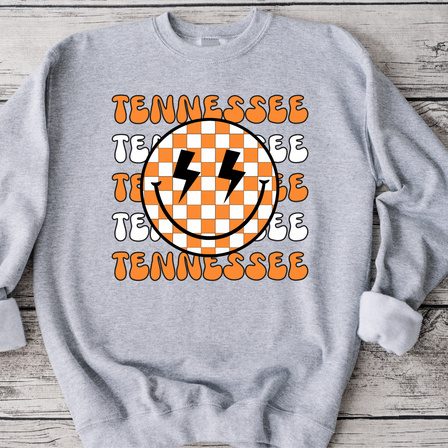 TN SMILEY SPORT'S GREY SWEATSHIRT