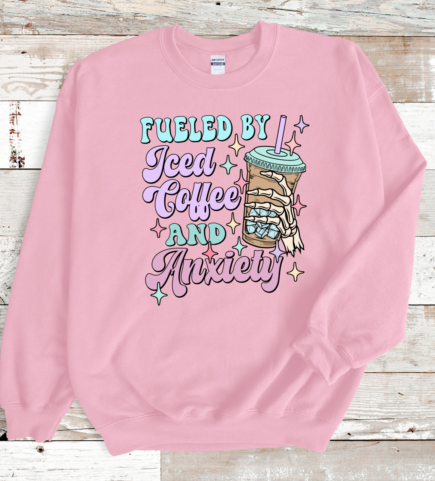 FUELED BY ICED COFFEE SWEATSHIRT